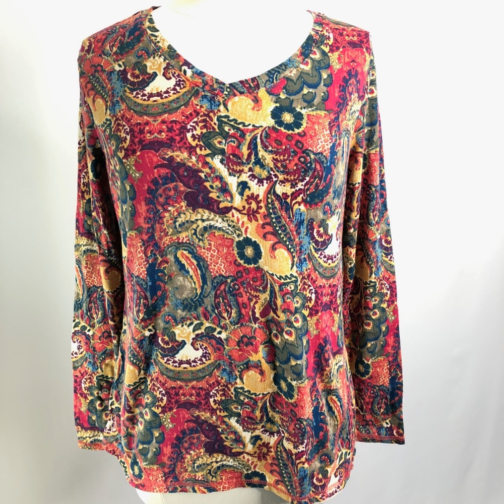 Women's Westbound Long Sleeve Blouse Size L